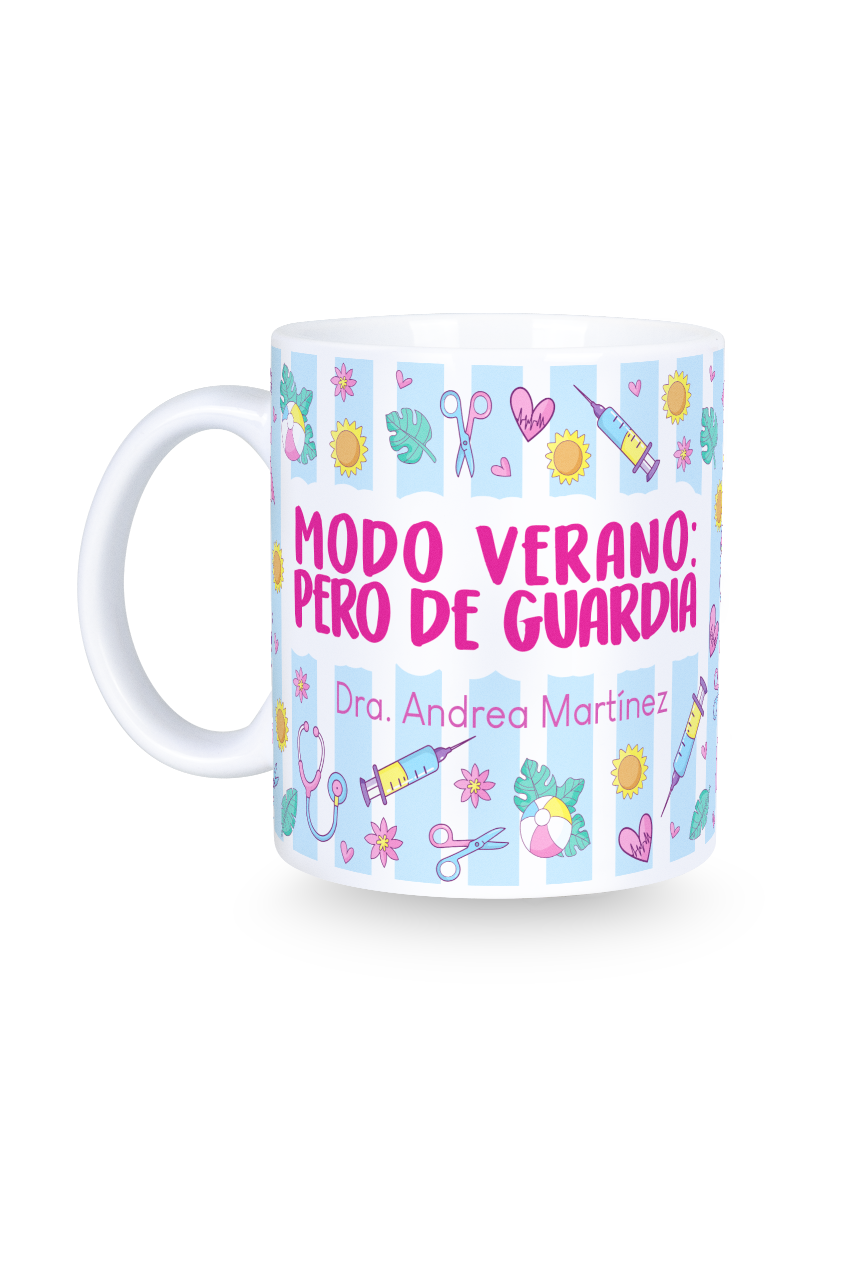 Taza cerámica Colección Verano Enfermanía