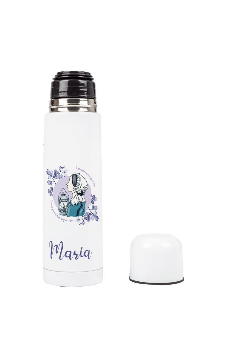 Customizable printed thermos - Nightingale @elartedecuidar_-zoom-