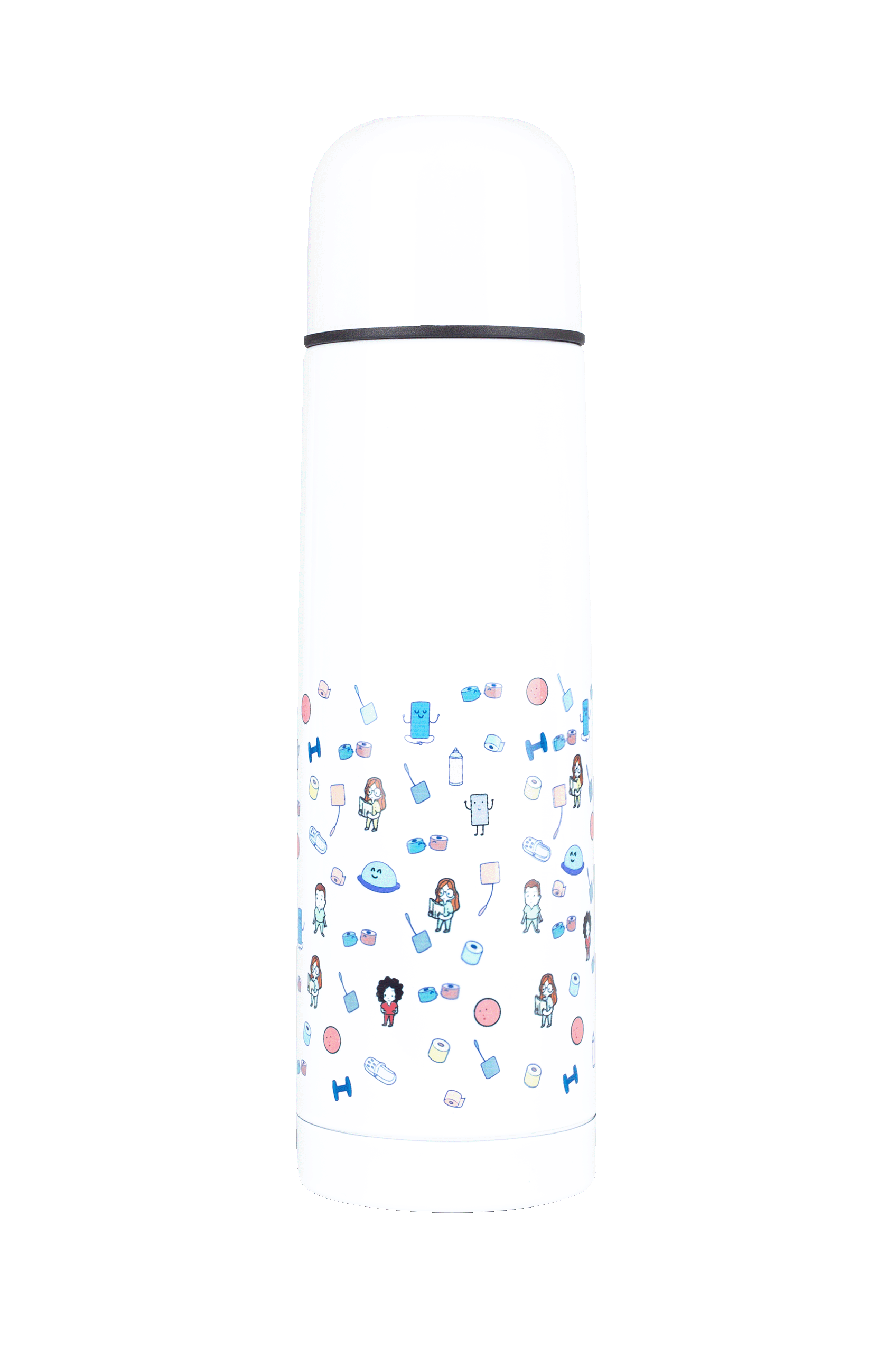 Stainless steel stamped thermos - See your physiotherapist-zoom-4