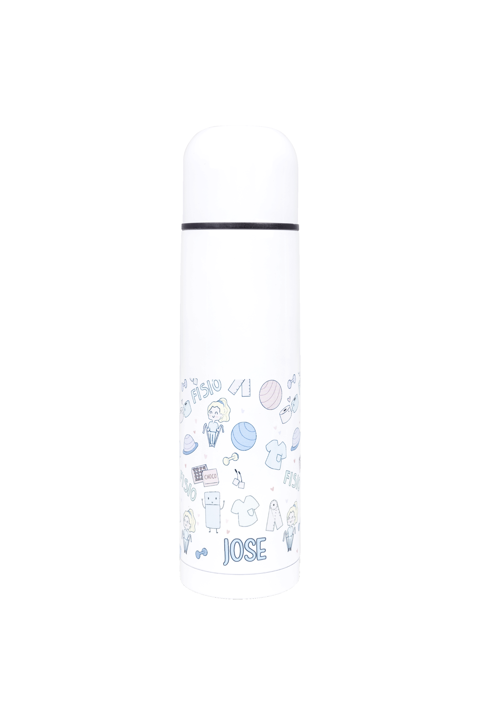 Printed thermos - Fisio pastel