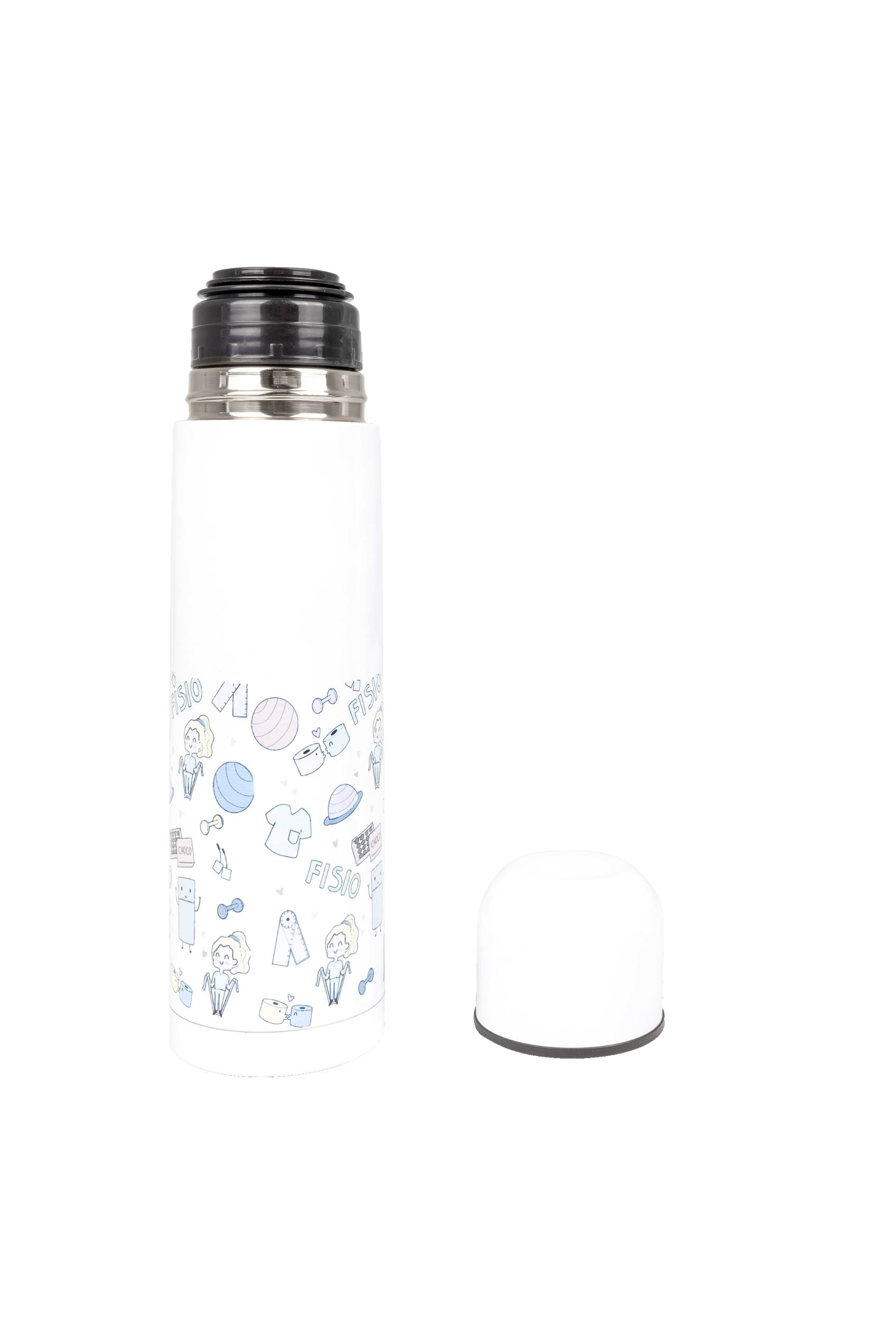 Printed thermos - Fisio pastel-3
