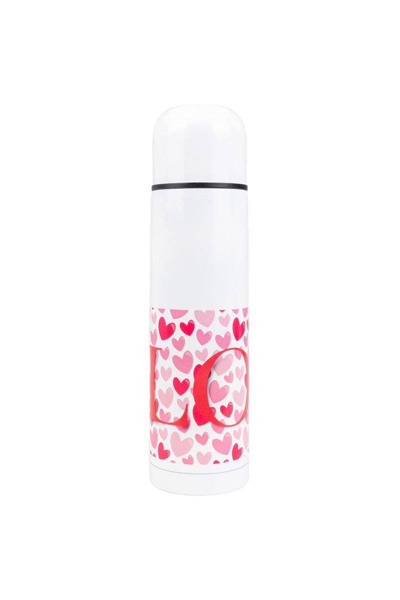 Printed Thermos - Hearts-zoom-