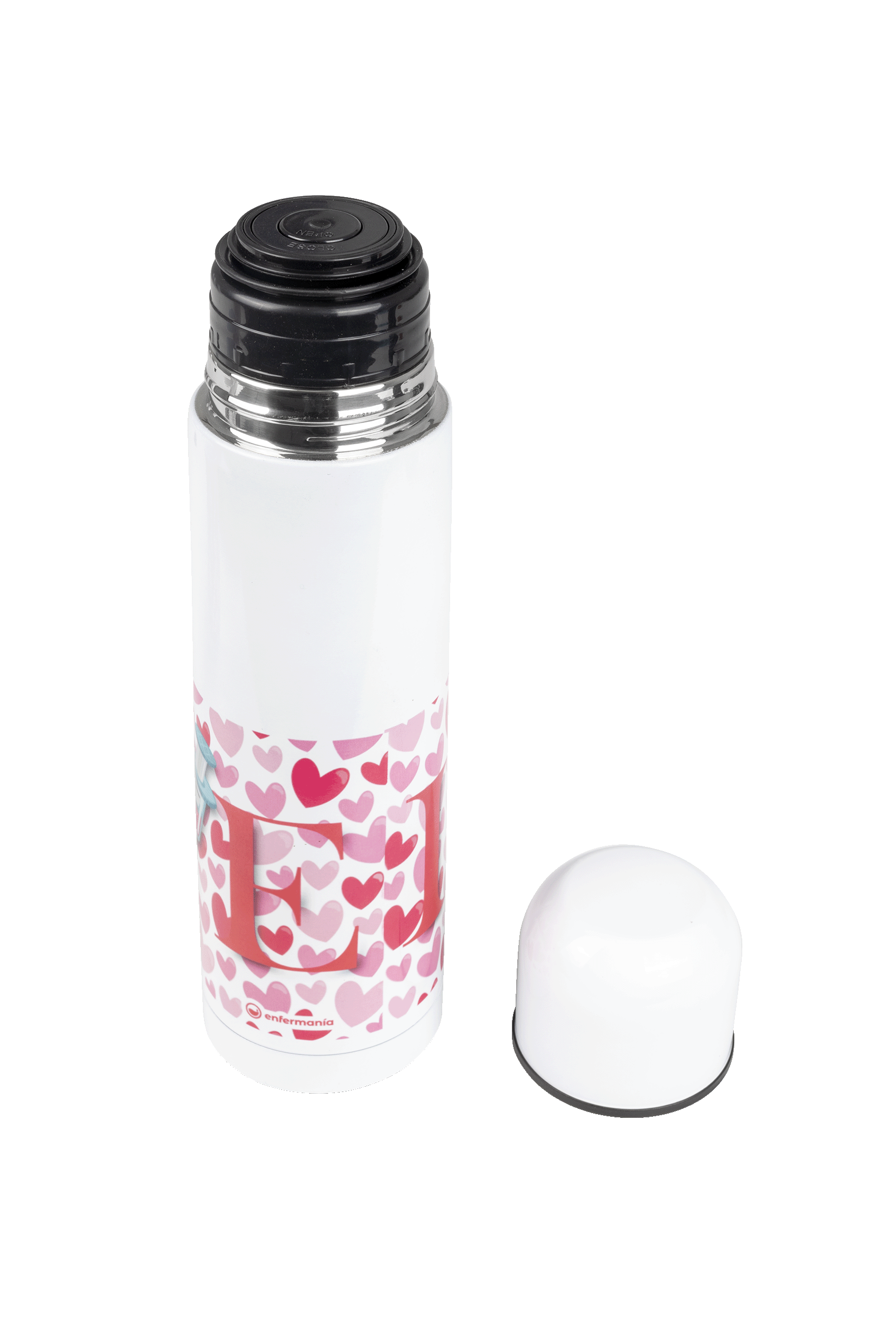 Printed Thermos - Hearts-zoom-5