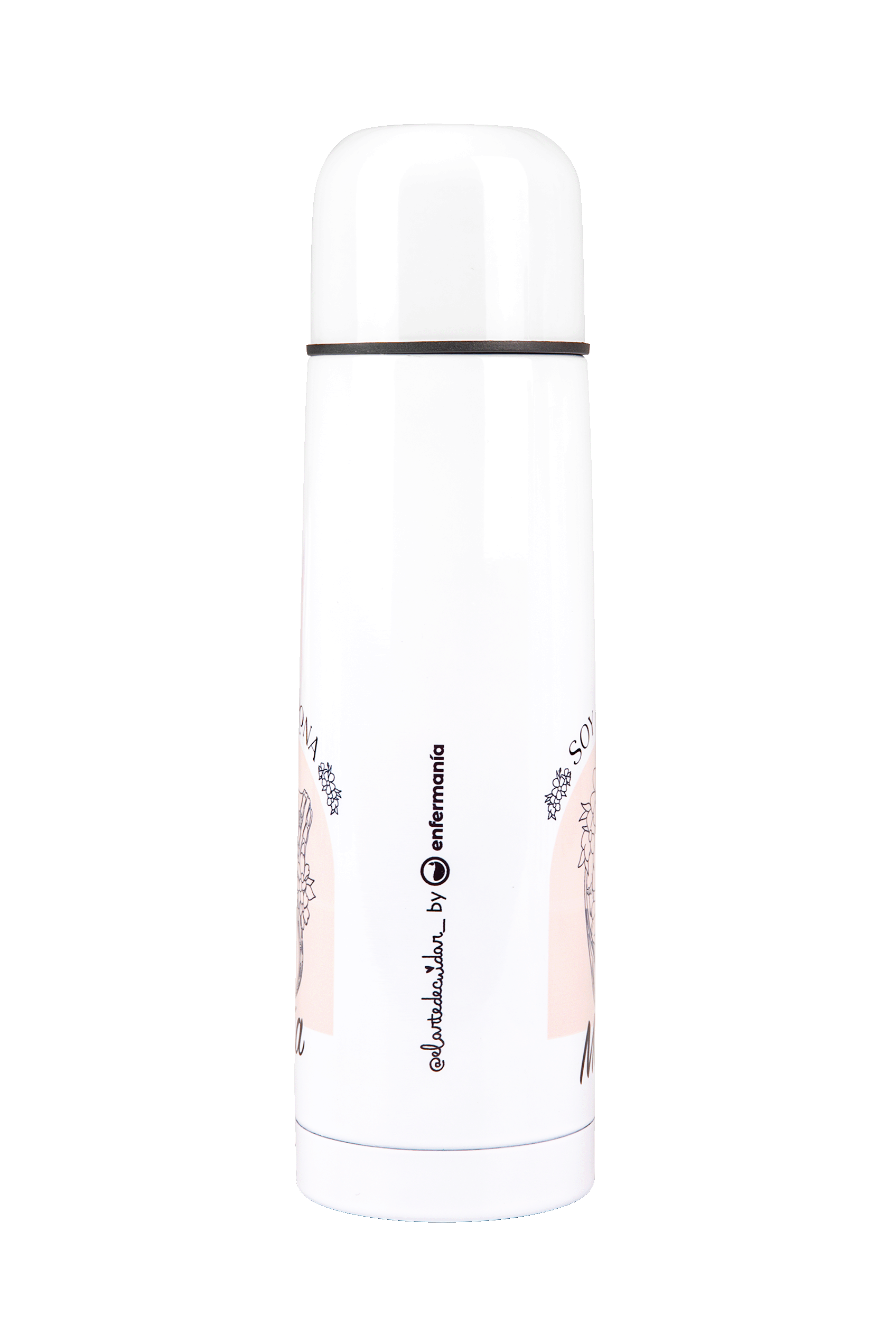 Customizable printed thermos - I'm a midwife @elartedecuidar-4