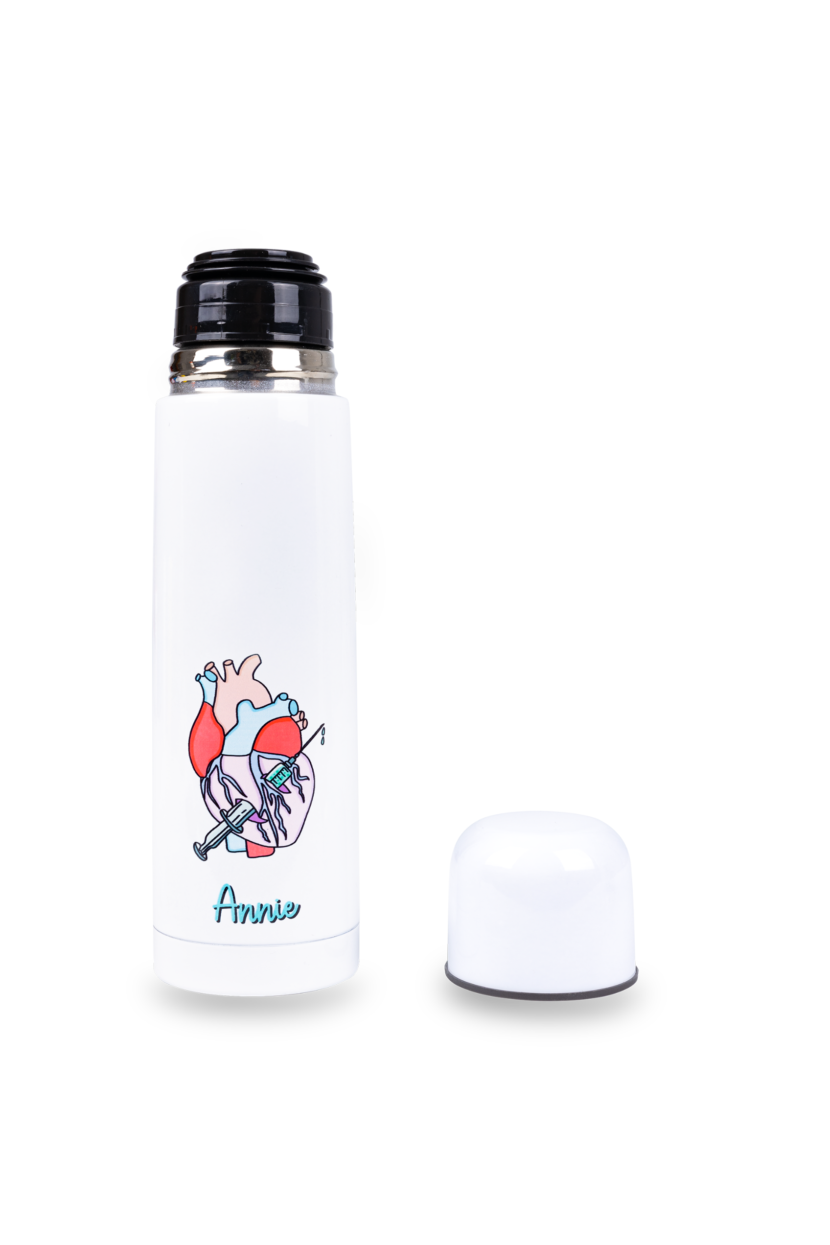 Customizable printed thermos - Rebelheart @anni.ghtingale-3
