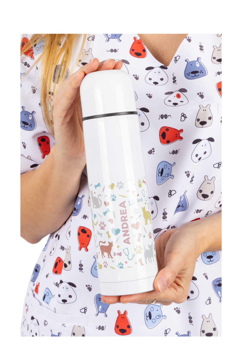 Customizable printed thermos - Vets Collection-zoom-