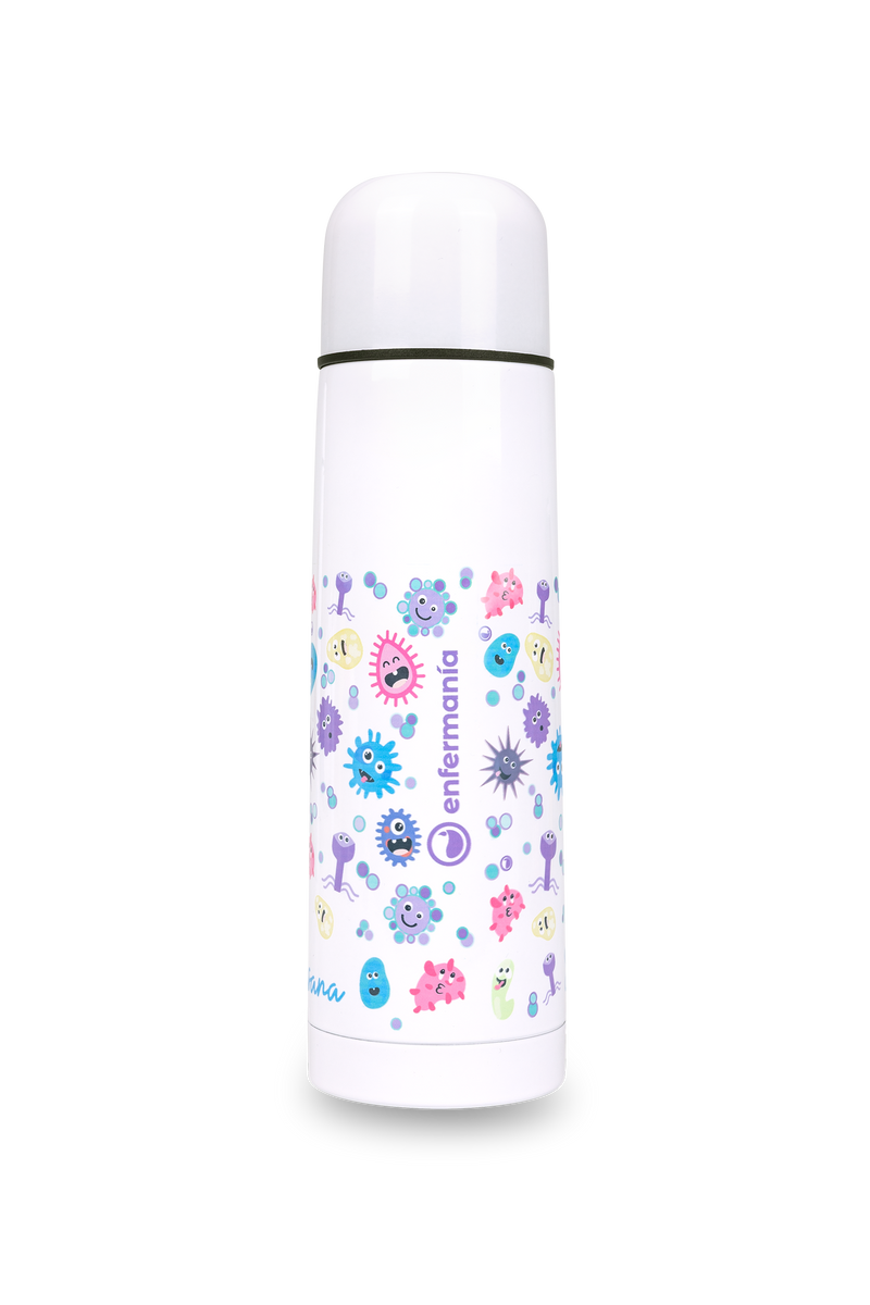 Stainless steel stamped thermos - Virus-zoom-
