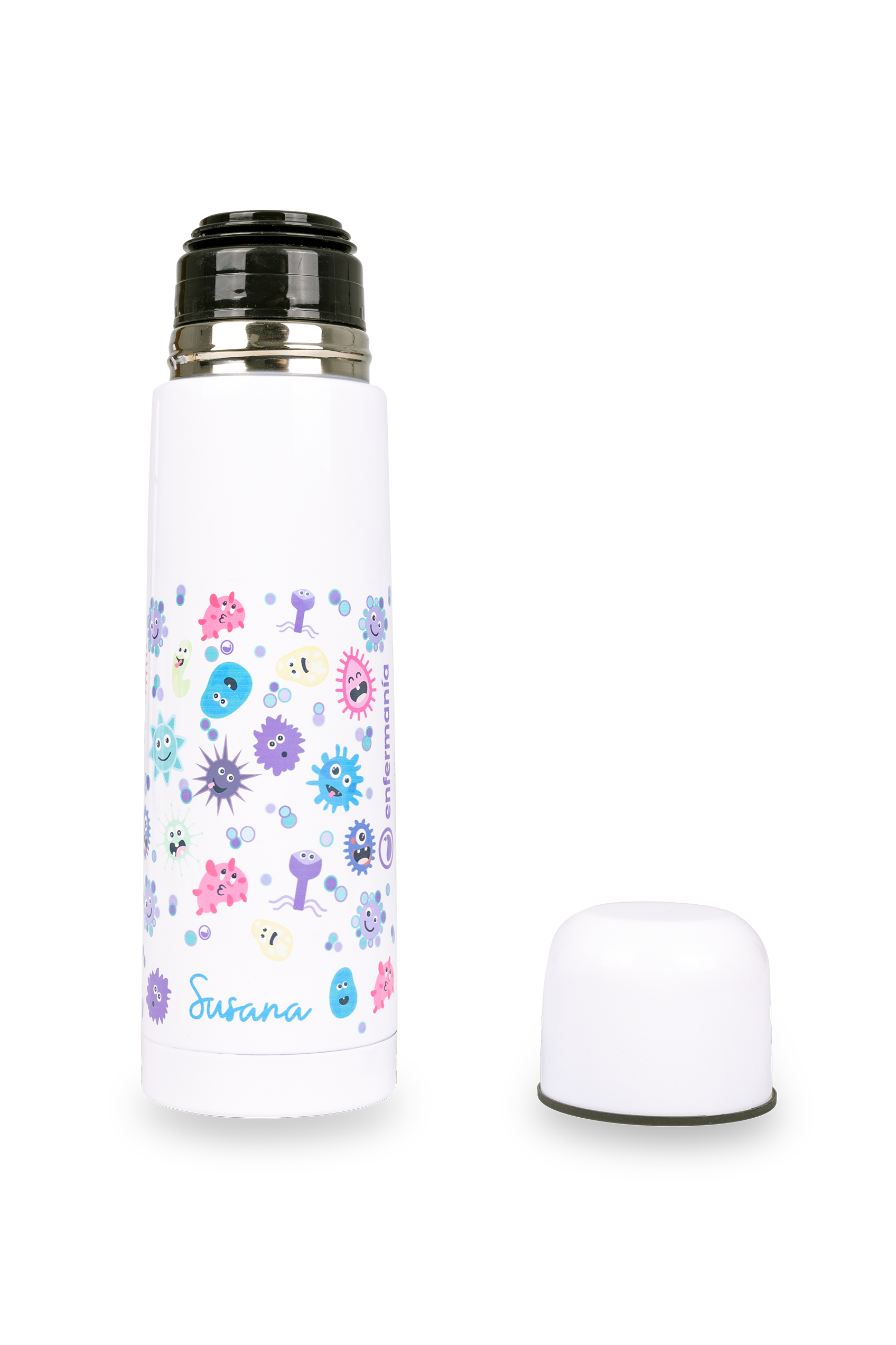 Stainless steel stamped thermos - Virus-zoom-5