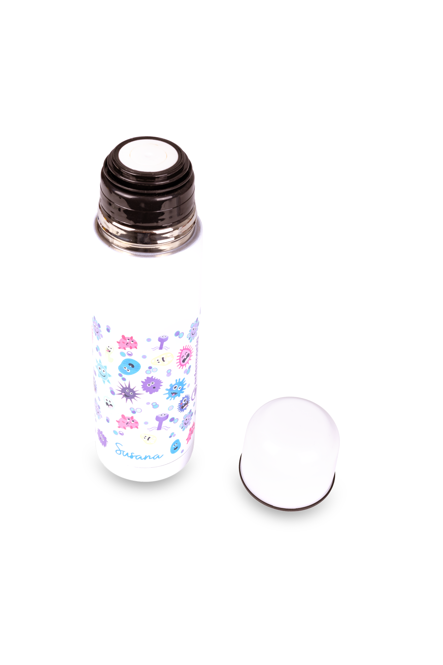 Stainless steel stamped thermos - Virus-3