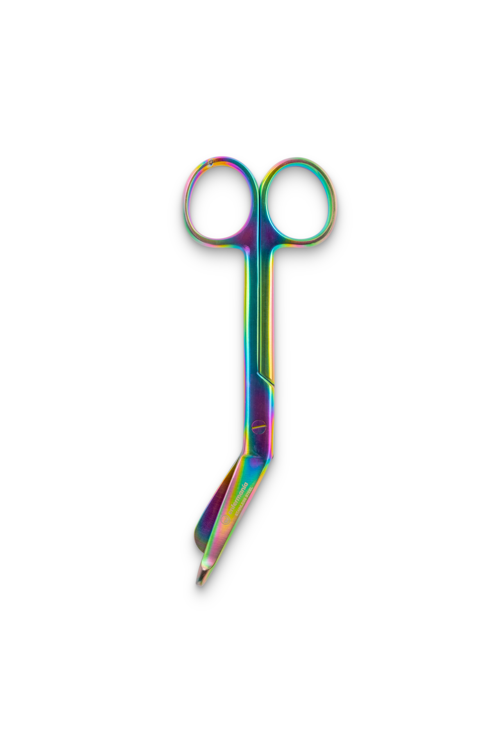 Iridescent bandage scissors