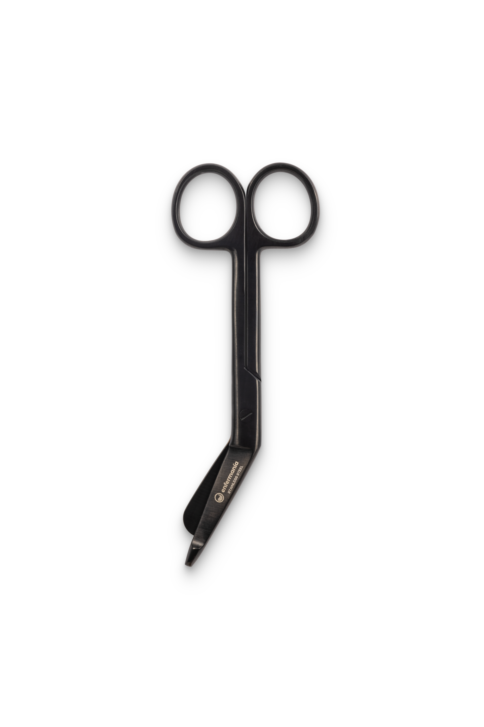Matte black bandage scissors-1