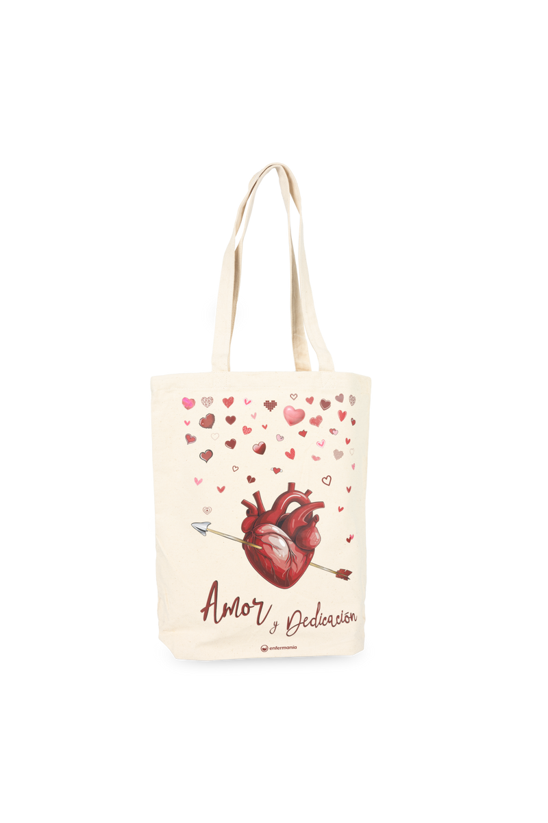 Natural cotton tote bag - Self-love-zoom-