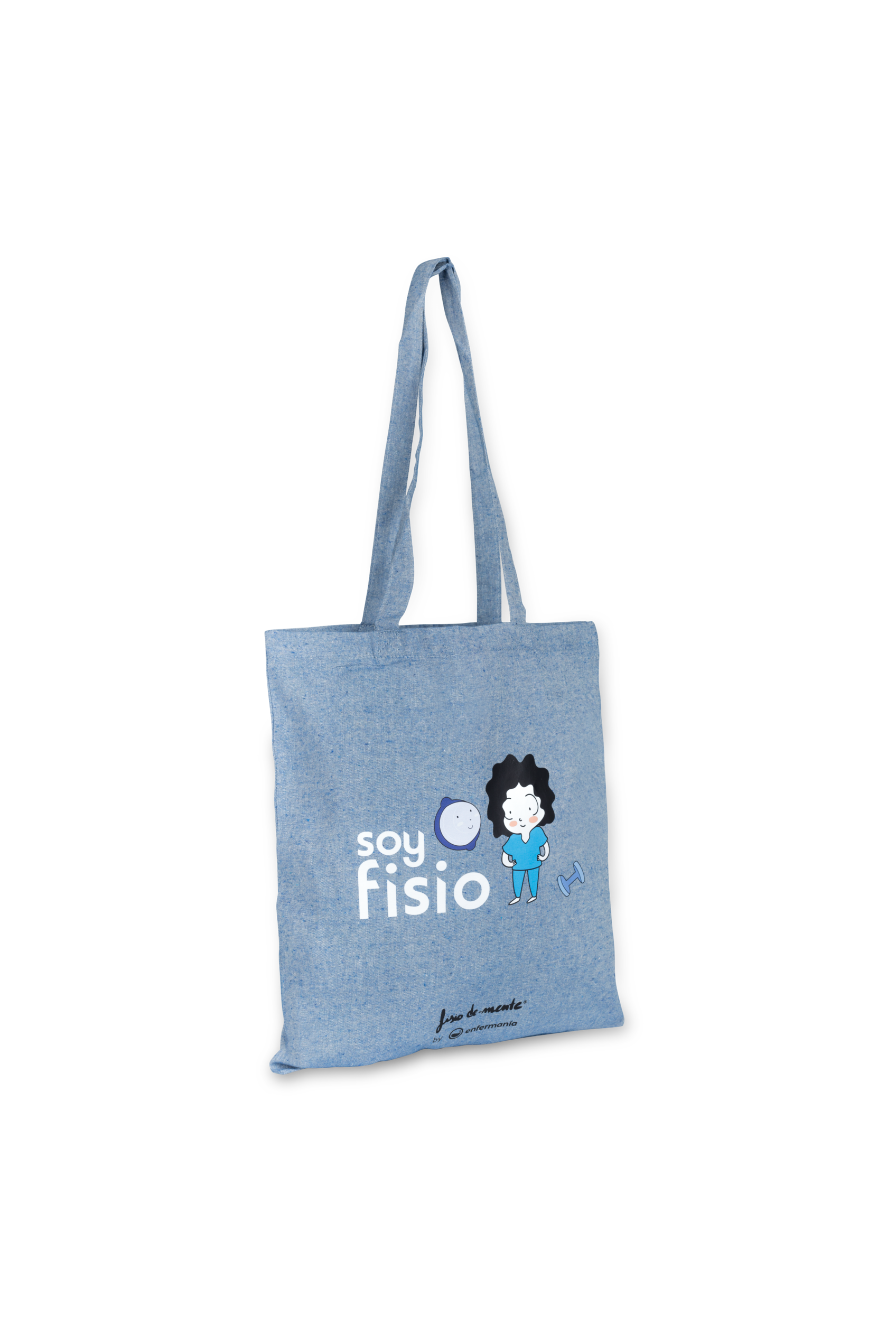 Blue Tote Bag for Physiotherapists – Colab physiode_mente-zoom-1
