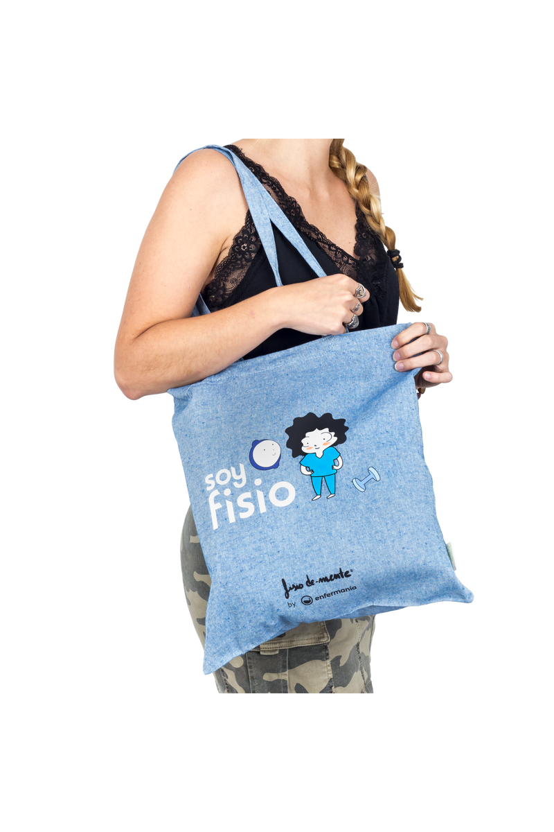 Blue Tote Bag for Physiotherapists – Colab physiode_mente-zoom-