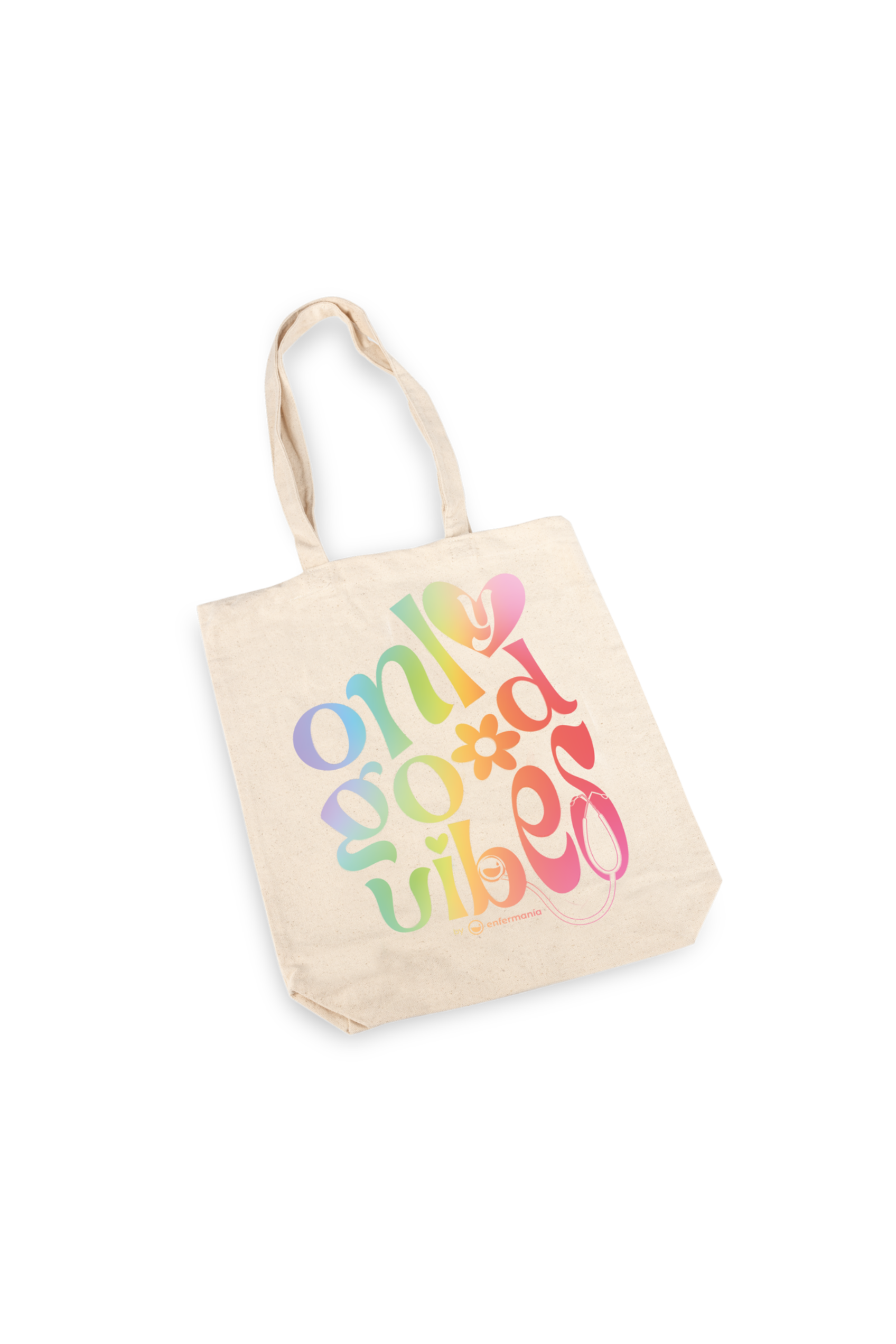 Bolsa Tote algodón natural - Good vibes