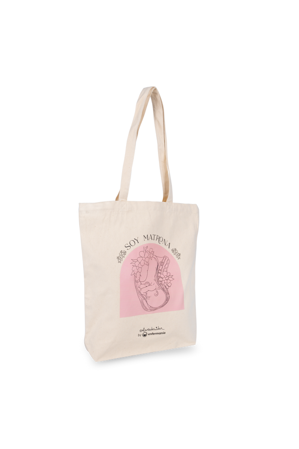 Saco Tote Sou Parteira – Bolsa Profissional de Algodão Orgânico @elartedecuidar