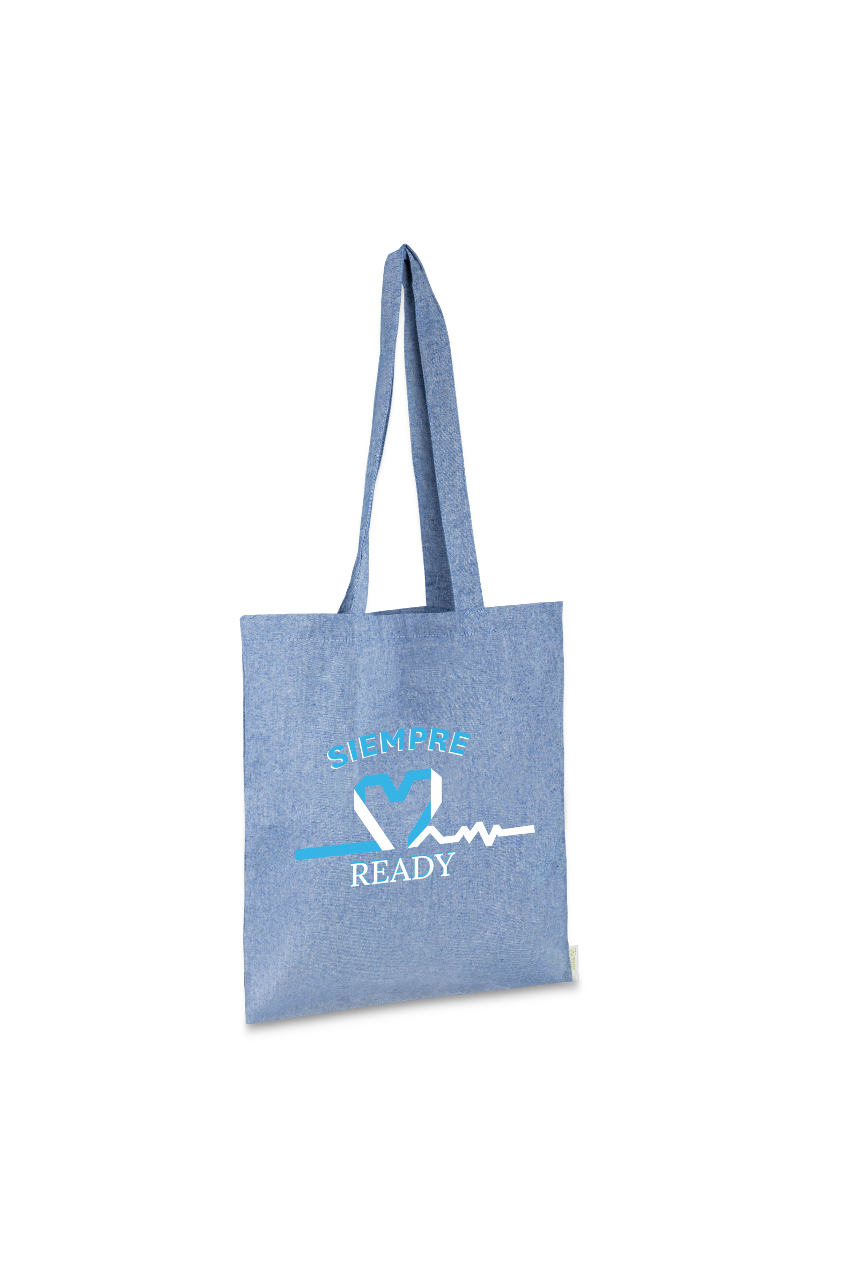 Two-tone blue tote bag – Salusplay Edition -zoom-5