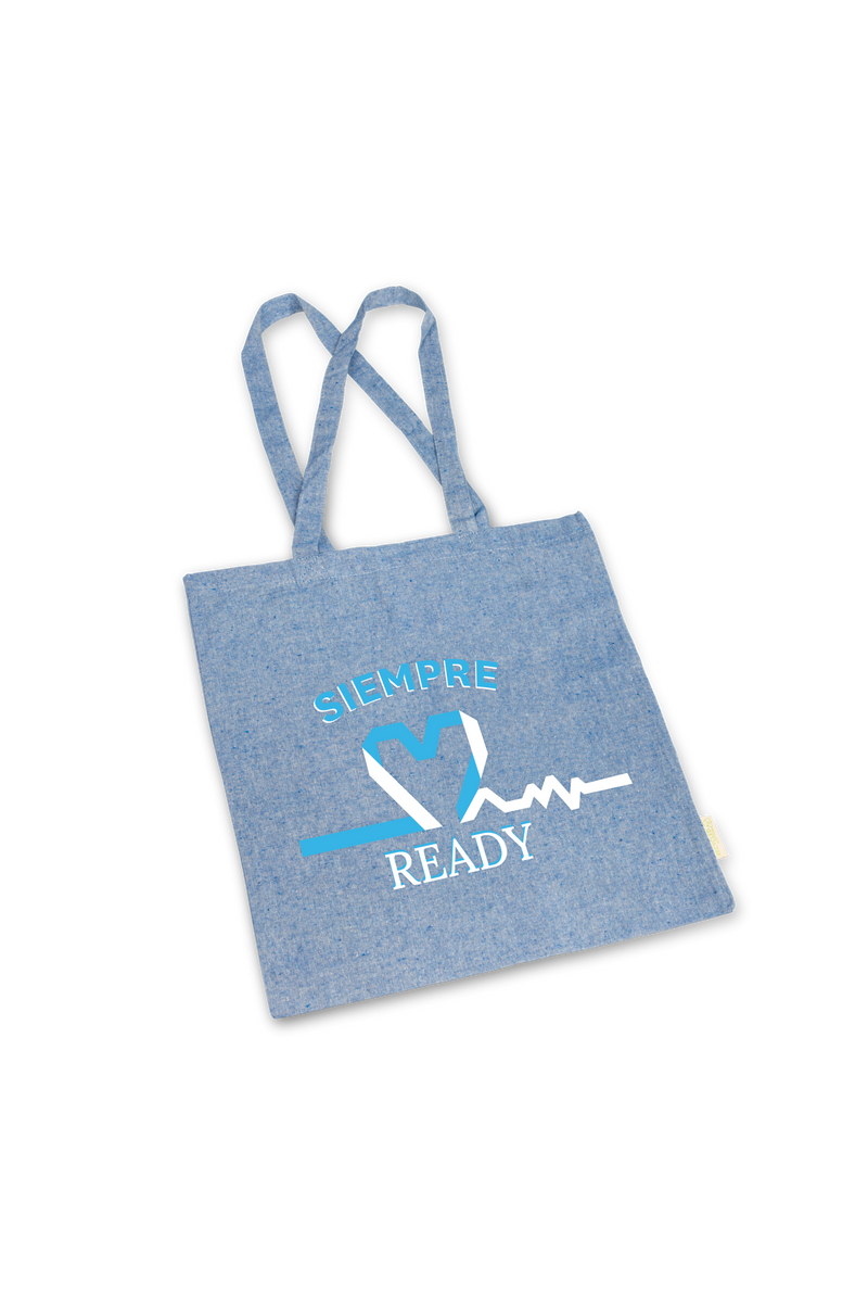 Two-tone blue tote bag – Salusplay Edition -zoom-