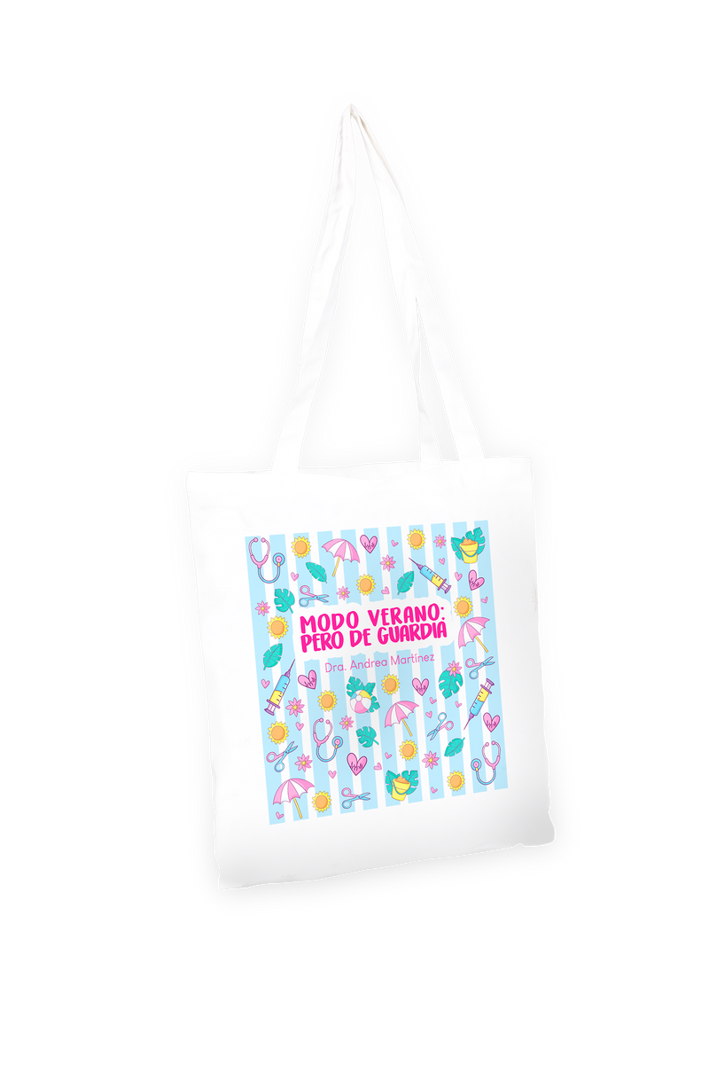Bolsa Tote Blanca Personalizable – Summer Collection-zoom-