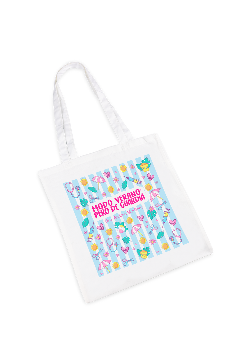 Bolsa Tote Blanca Personalizable – Summer Collection-zoom-