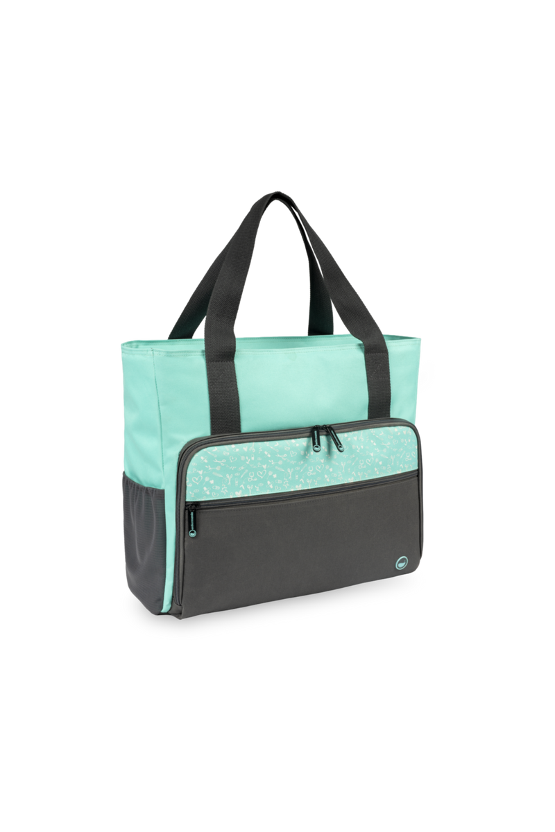 Technical tote for home visits - Sweet mint-zoom-