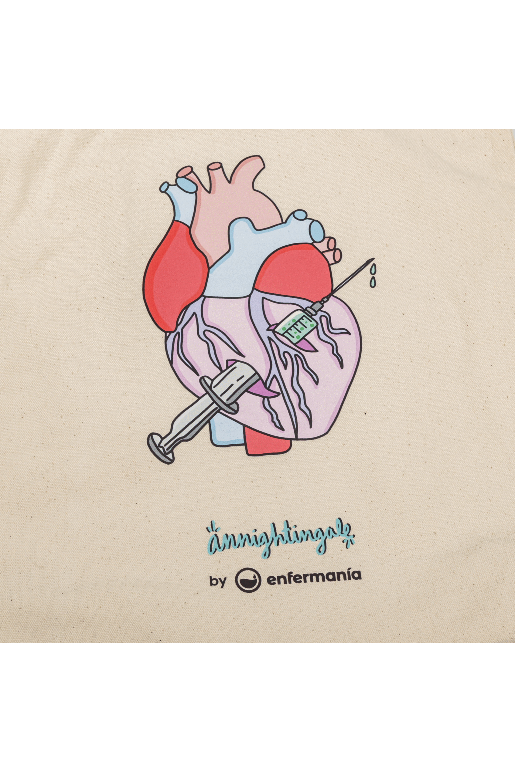 Mala de Pano Rebelheart @anni.ghtingale – Saco de Algodão Orgânico para Enfermagem-zoom-4