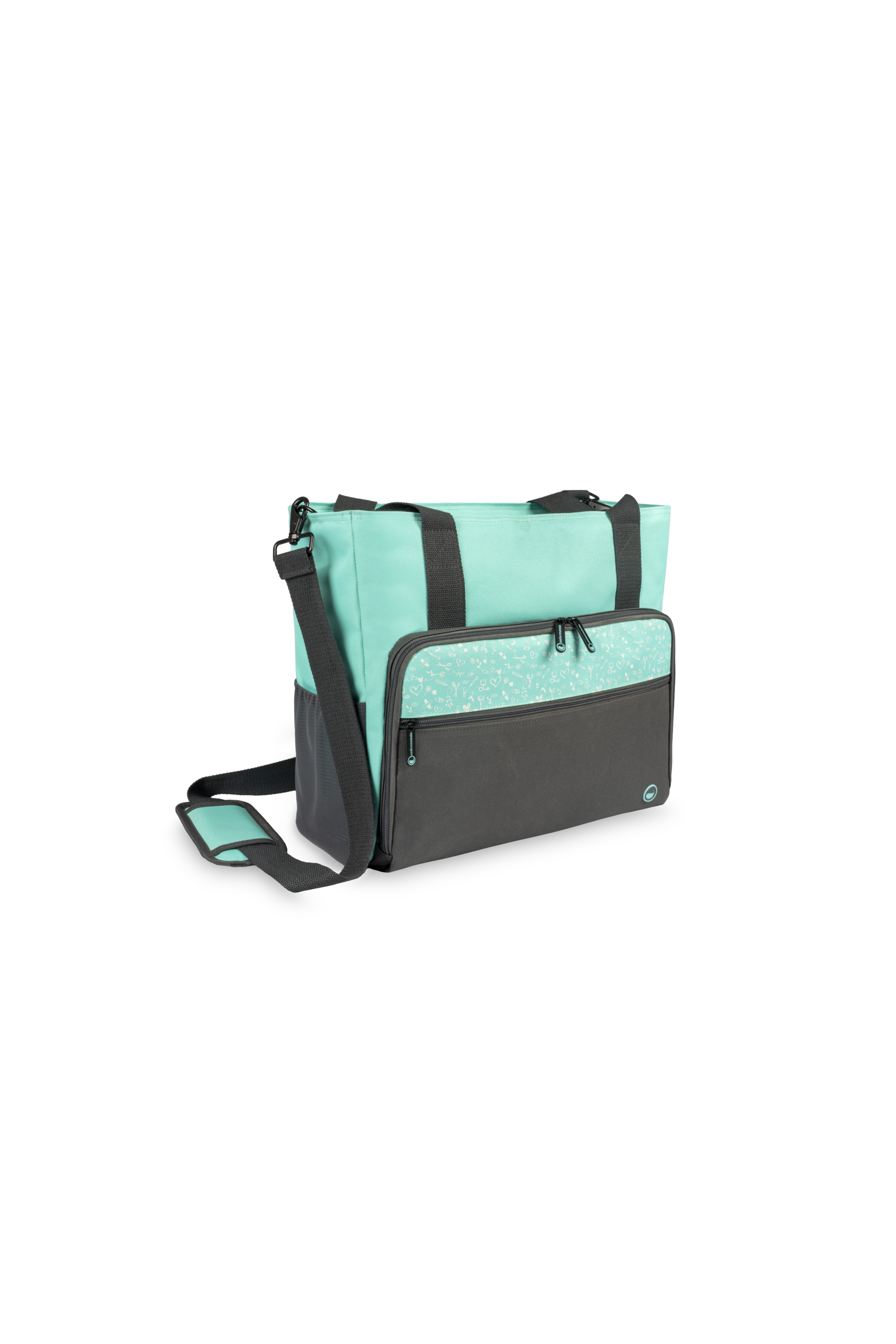 Technical tote for home visits - Sweet mint-zoom-2