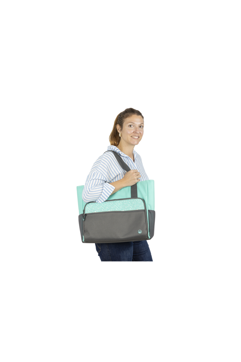 Technical tote for home visits - Sweet mint-zoom-