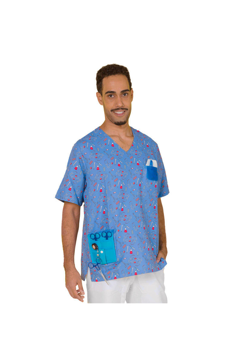 MICROFIBER BLUSON - MEDICAL SYMBOLS -zoom-
