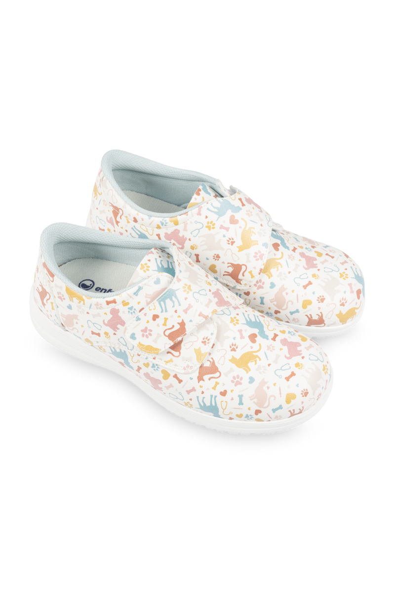 Vegan Leather Velcro Shoe - Vets Collection-zoom-