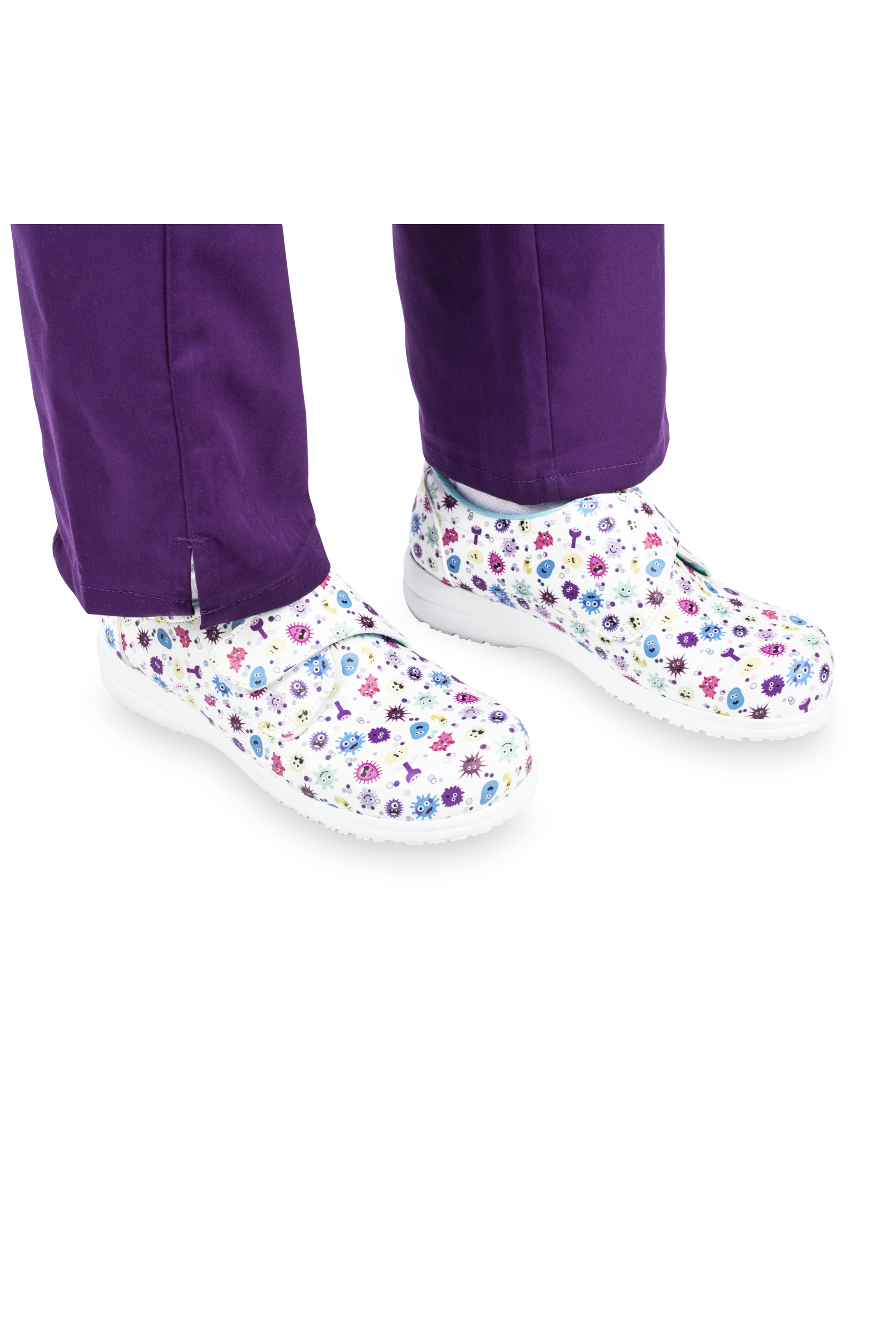 Vegan leather shoe with velcro closure - Virus Collection-3