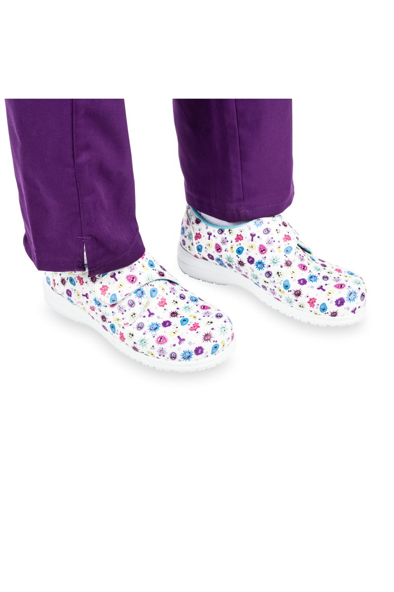 Vegan leather shoe with velcro closure - Virus Collection-zoom-