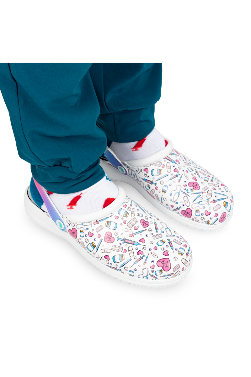 Tamanco sanitário em pele vegan - Colorful-zoom-