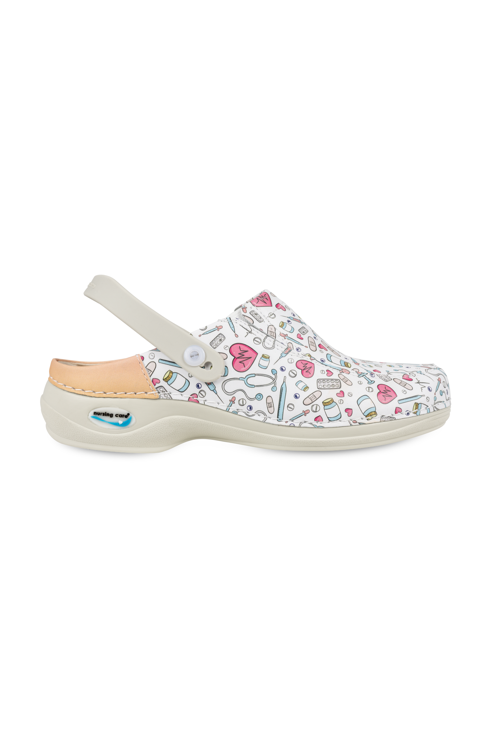 Printed Leather Clog - Colorful-2