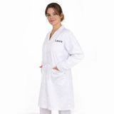 Women's white twill coat 
