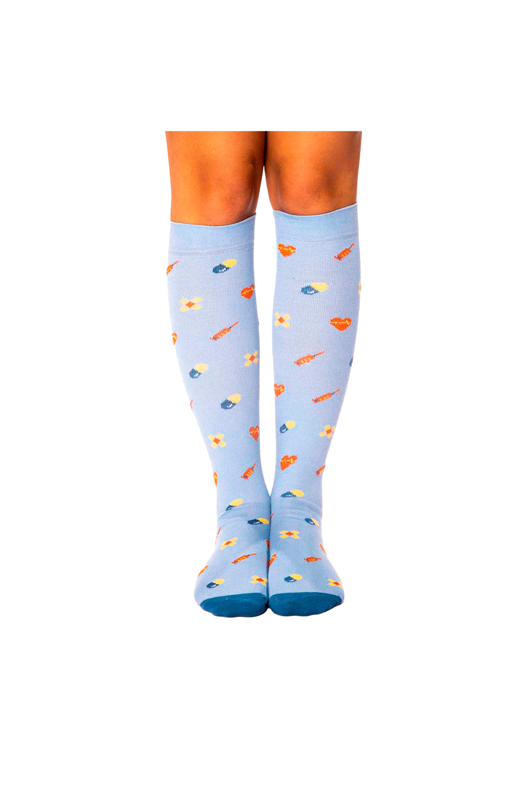 Printed Compression Socks - Pills-zoom-2