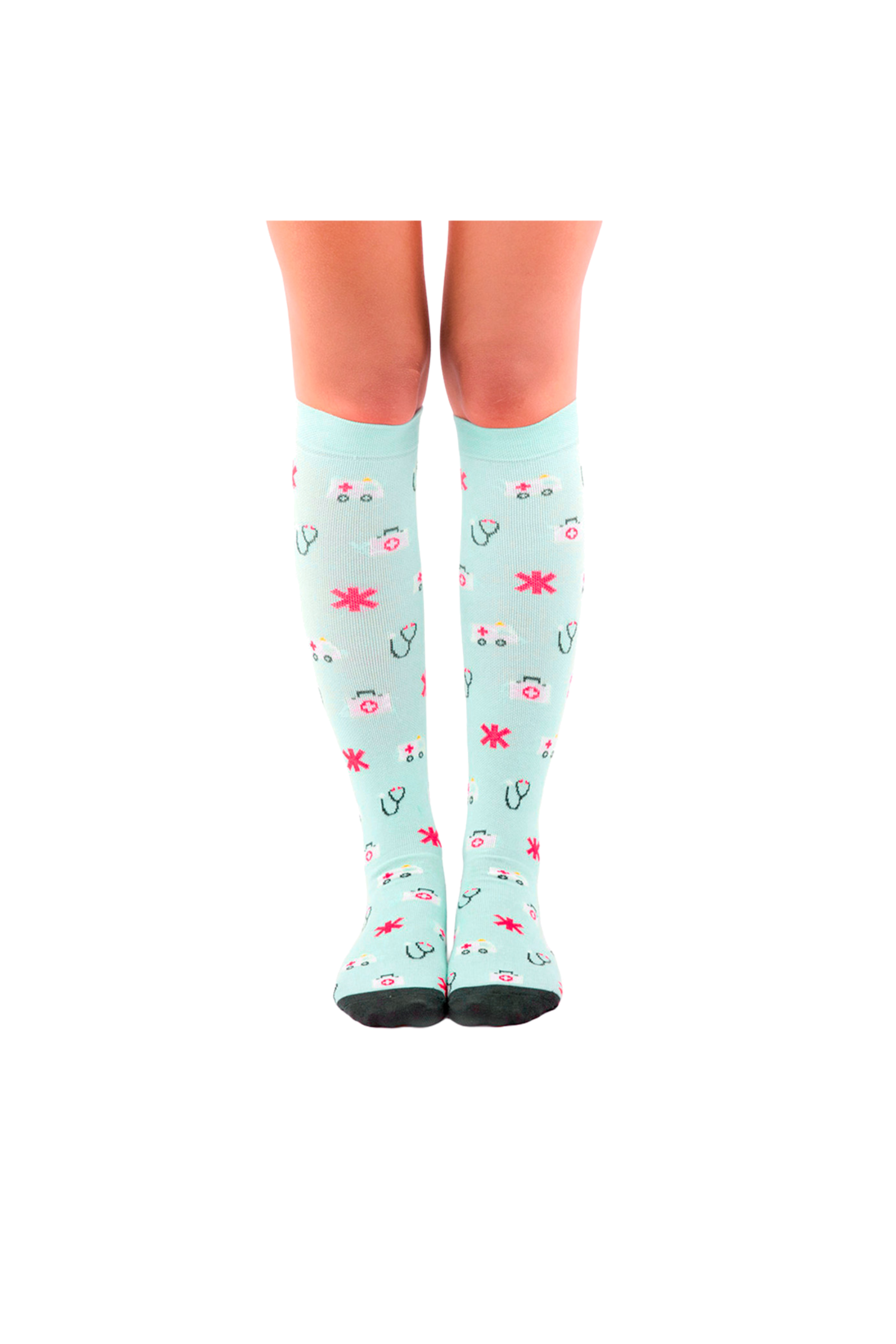 Printed Compression Socks - Ambulances-2