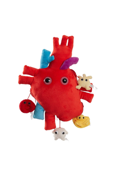 Peluche de corazón GIANTmicrobes