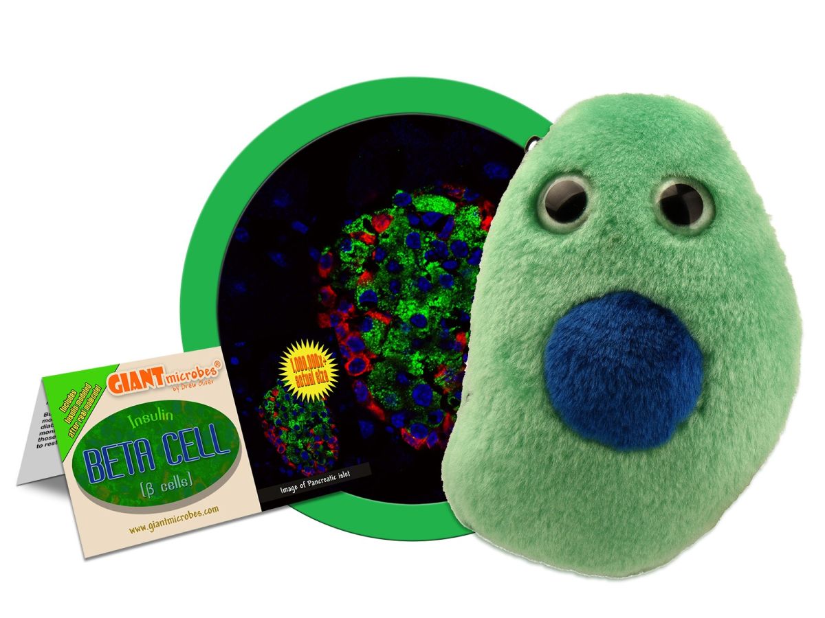 Giantmicrobes (plush toy) - Beta (β) cell with insulin-zoom-9