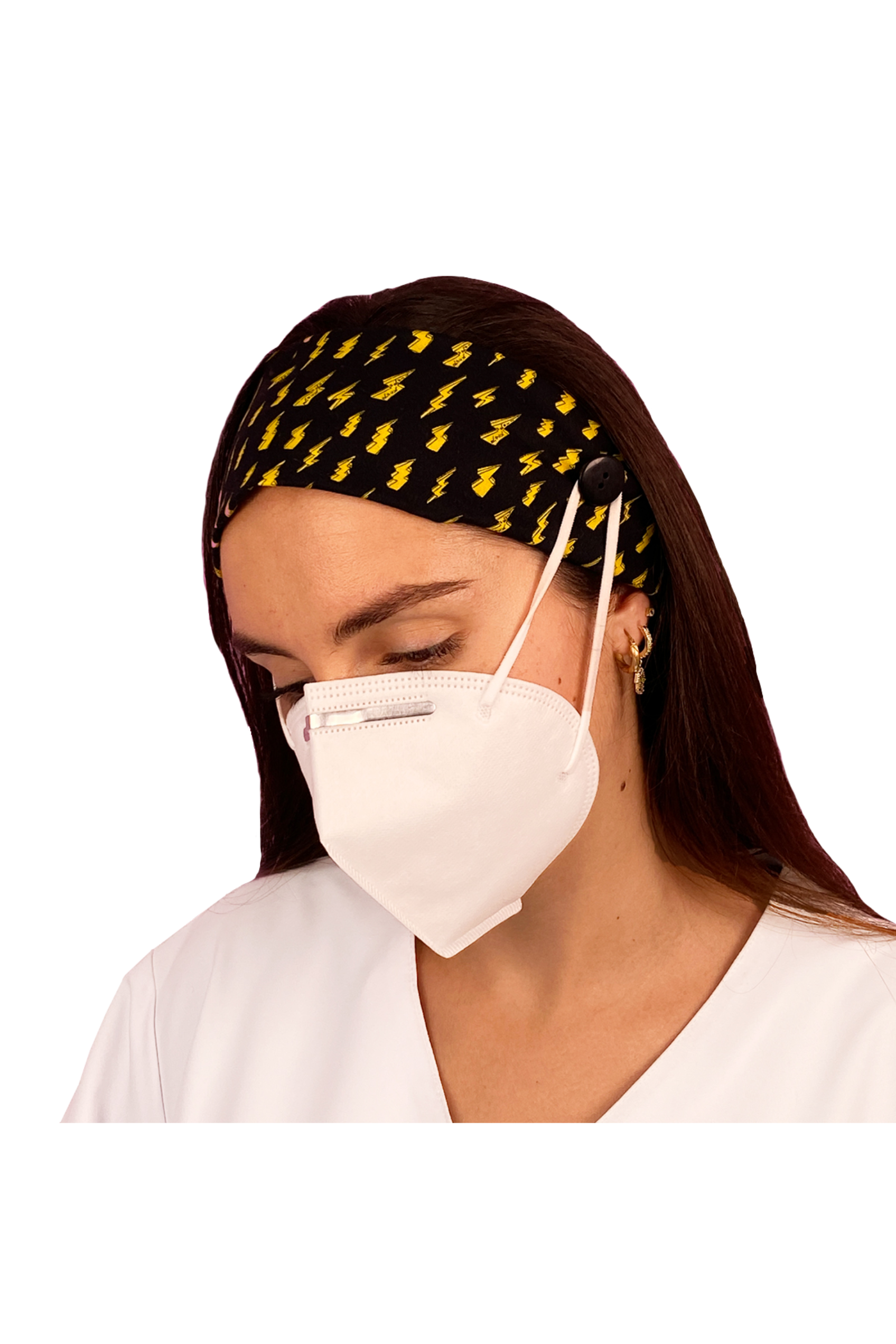 Diadema con botón - Estampados-18