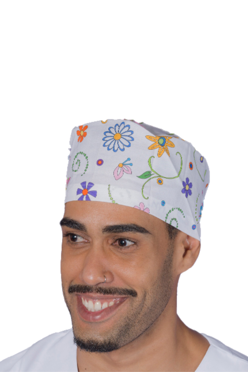 Surgical cap for short hair - Printed -zoom-