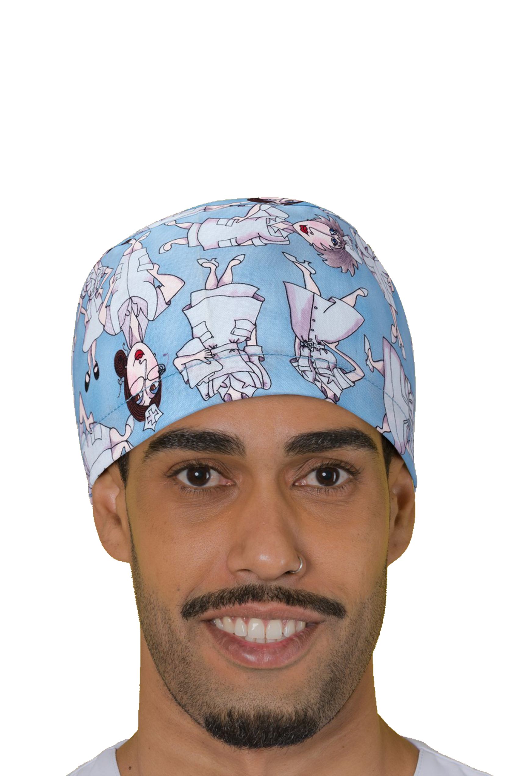 Surgical cap for short hair - Printed -zoom-84