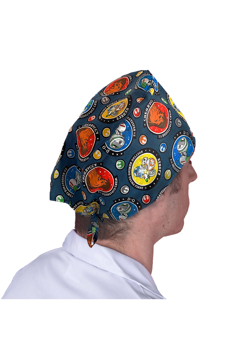 Surgical cap for short hair - Printed -zoom-