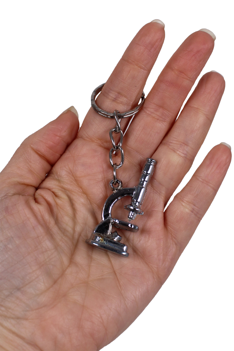 Metal microscope keychain-zoom-