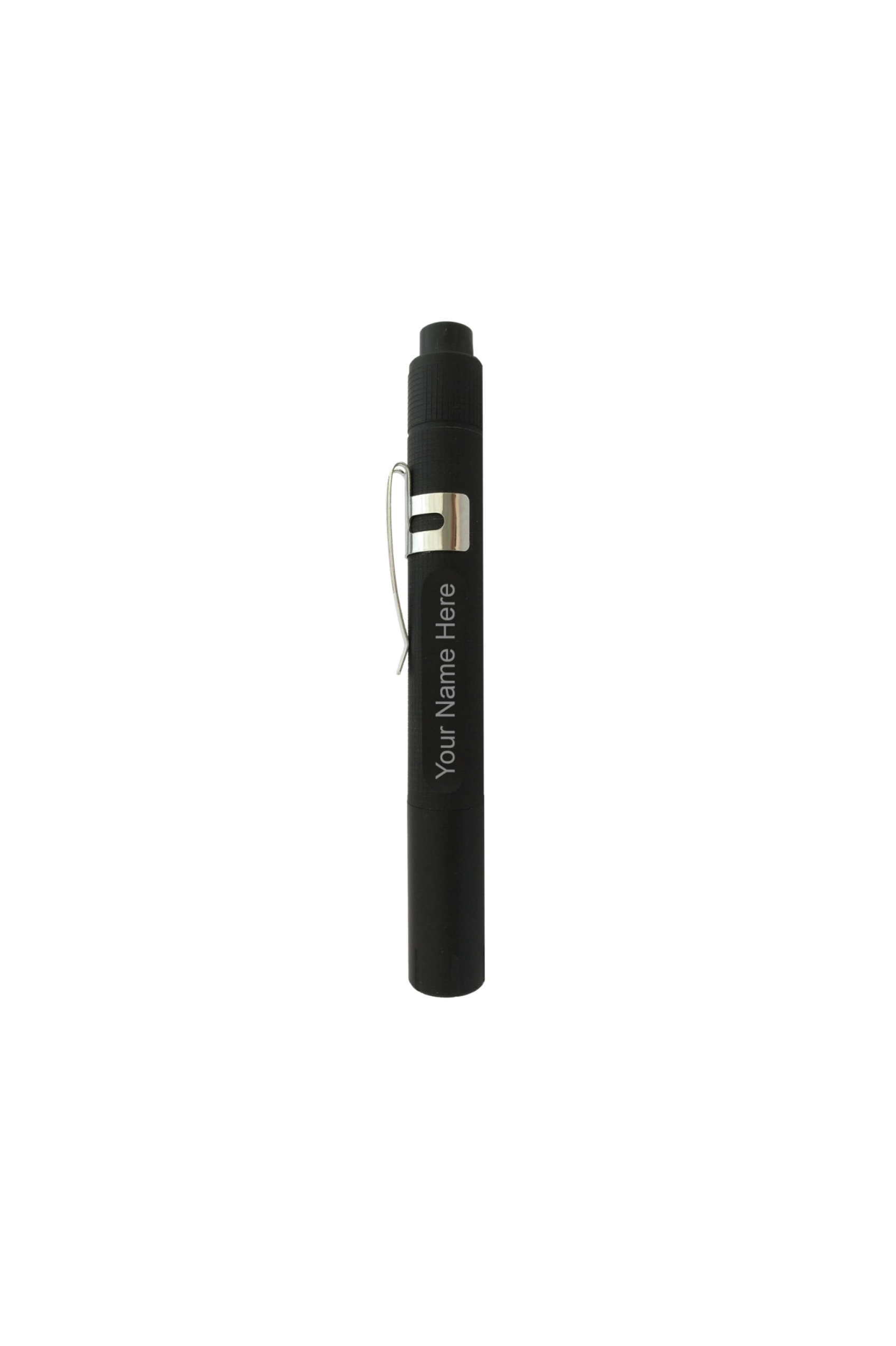 Linterna de bolsillo compacta con luz LED color Negro Mate-2