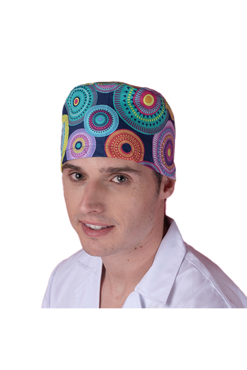 Surgical cap for short hair - Printed -zoom-