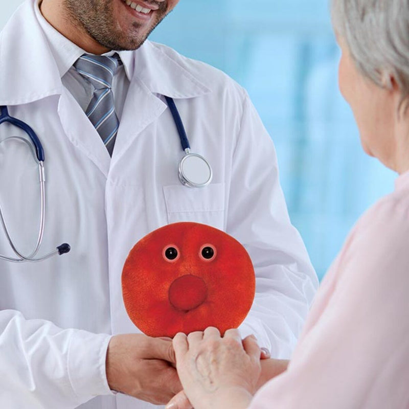 GiantMicrobes (plush) - Hematie (red blood cell)-zoom-