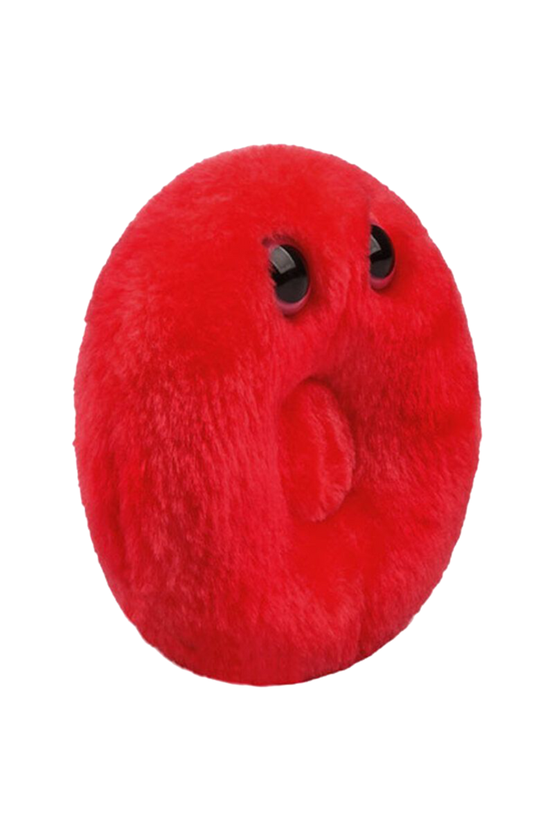 GiantMicrobes (plush) - Hematie (red blood cell)-zoom-