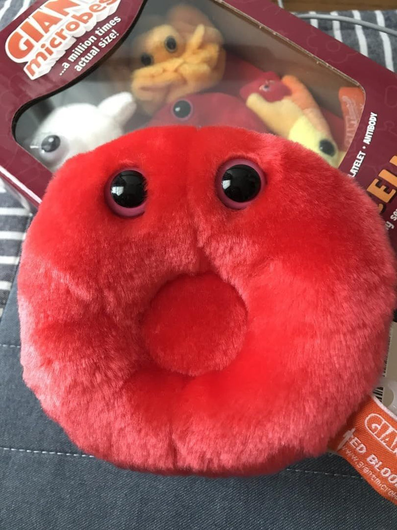 GiantMicrobes (plush) - Hematie (red blood cell)-zoom-