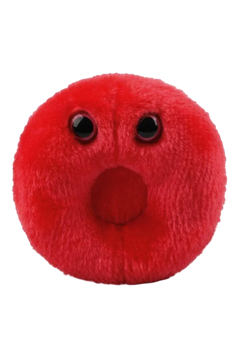 GiantMicrobes (plush) - Hematie (red blood cell)-zoom-